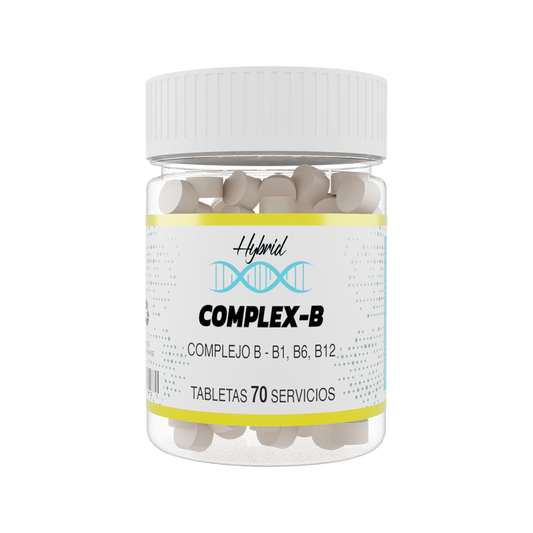 COMPLEX-B HYBRID vitaminas B1 B6 B12 70 tabletas